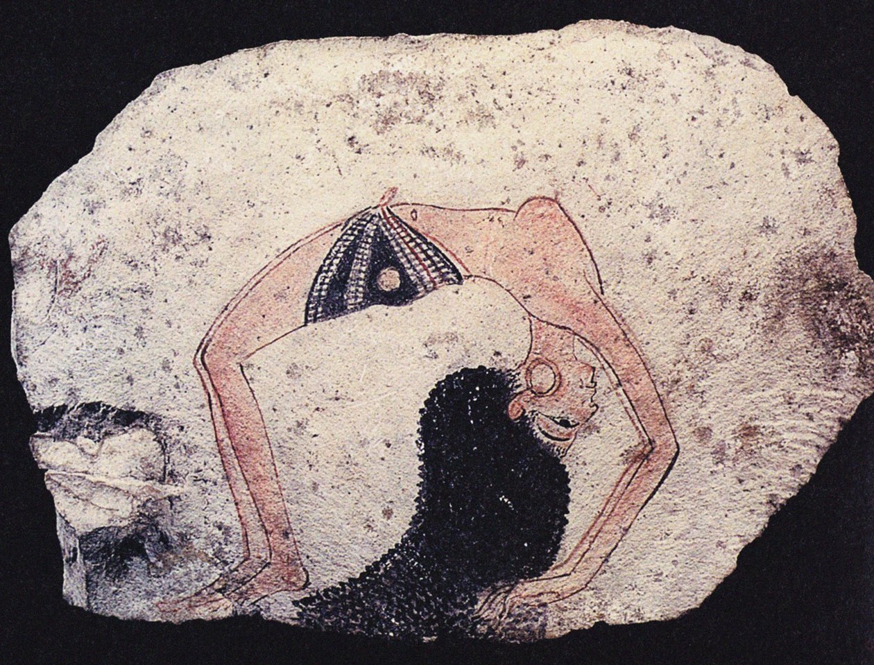 Ostracon con ragazza danzante, ca 1200 a.C. da Ancient Egypt