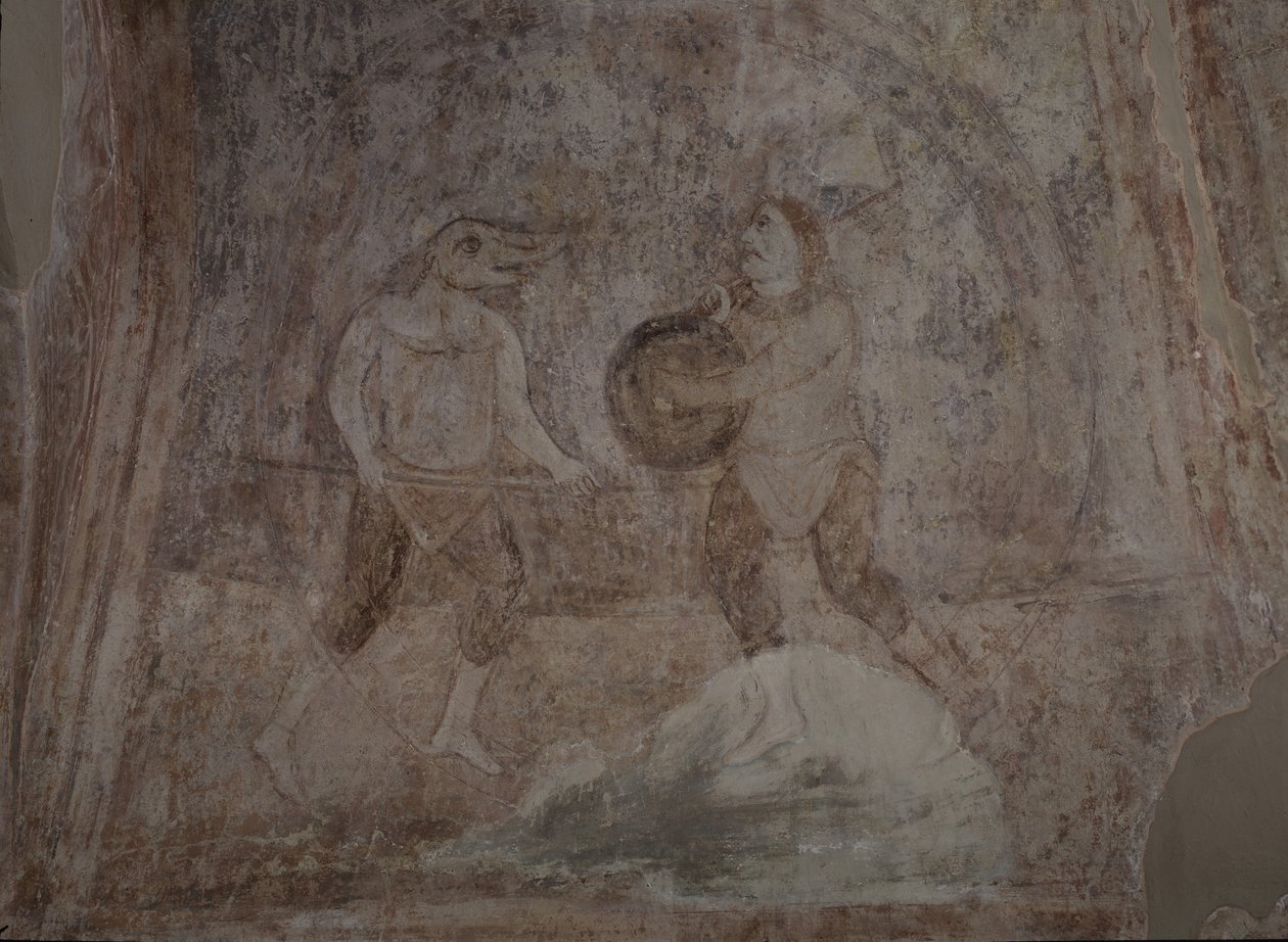 Scena di combattimento nell