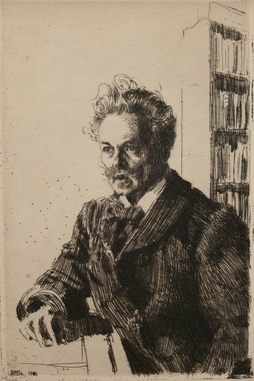 August Strindberg da Anders Leonard Zorn