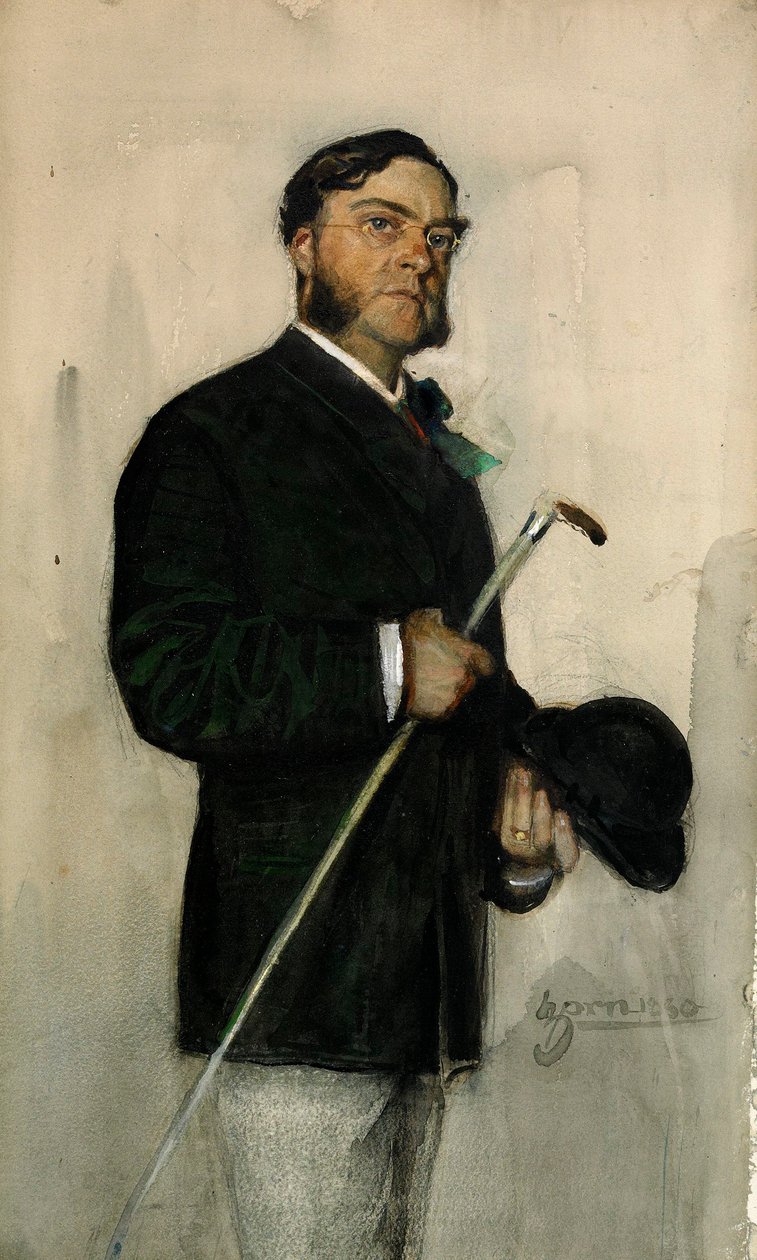 Banchiere Ludvig Arosenius da Anders Leonard Zorn