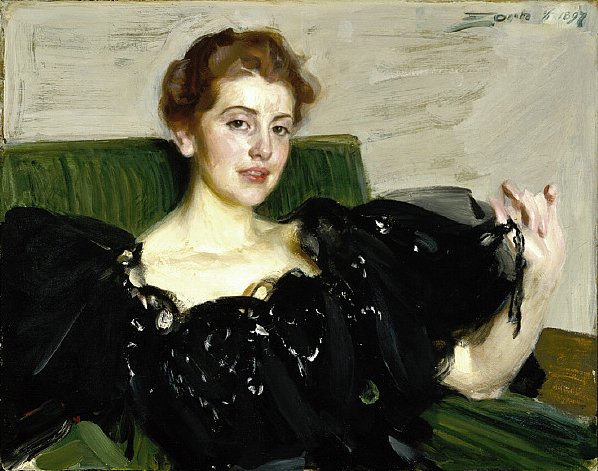 Signora Lucy Turner Joy da Anders Leonard Zorn