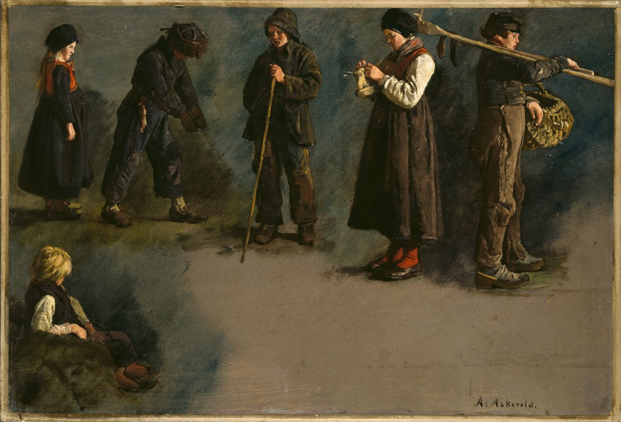 Studi di figure da Anders Askevold