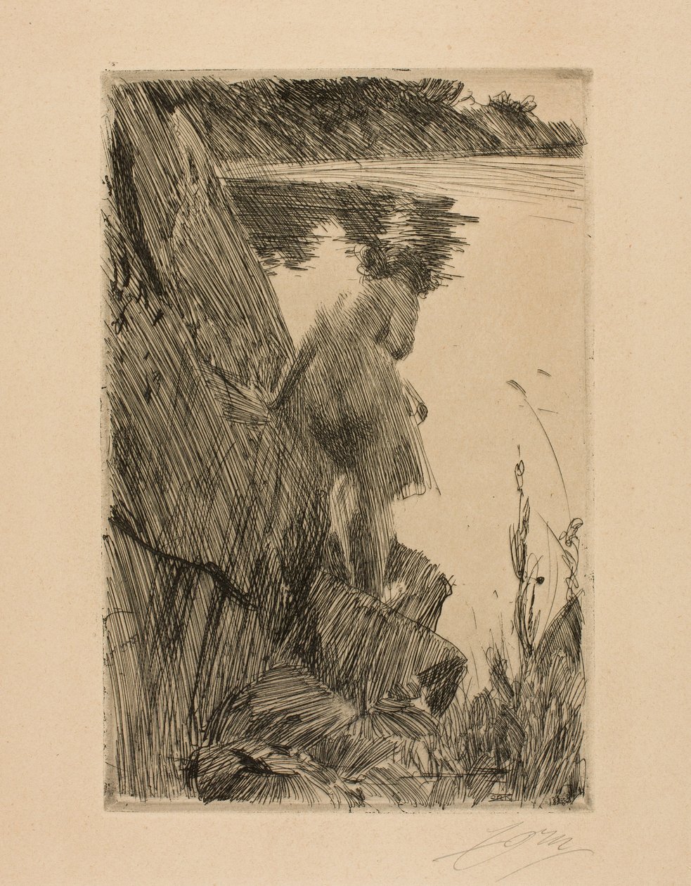 Bagnante da Anders Leonard Zorn
