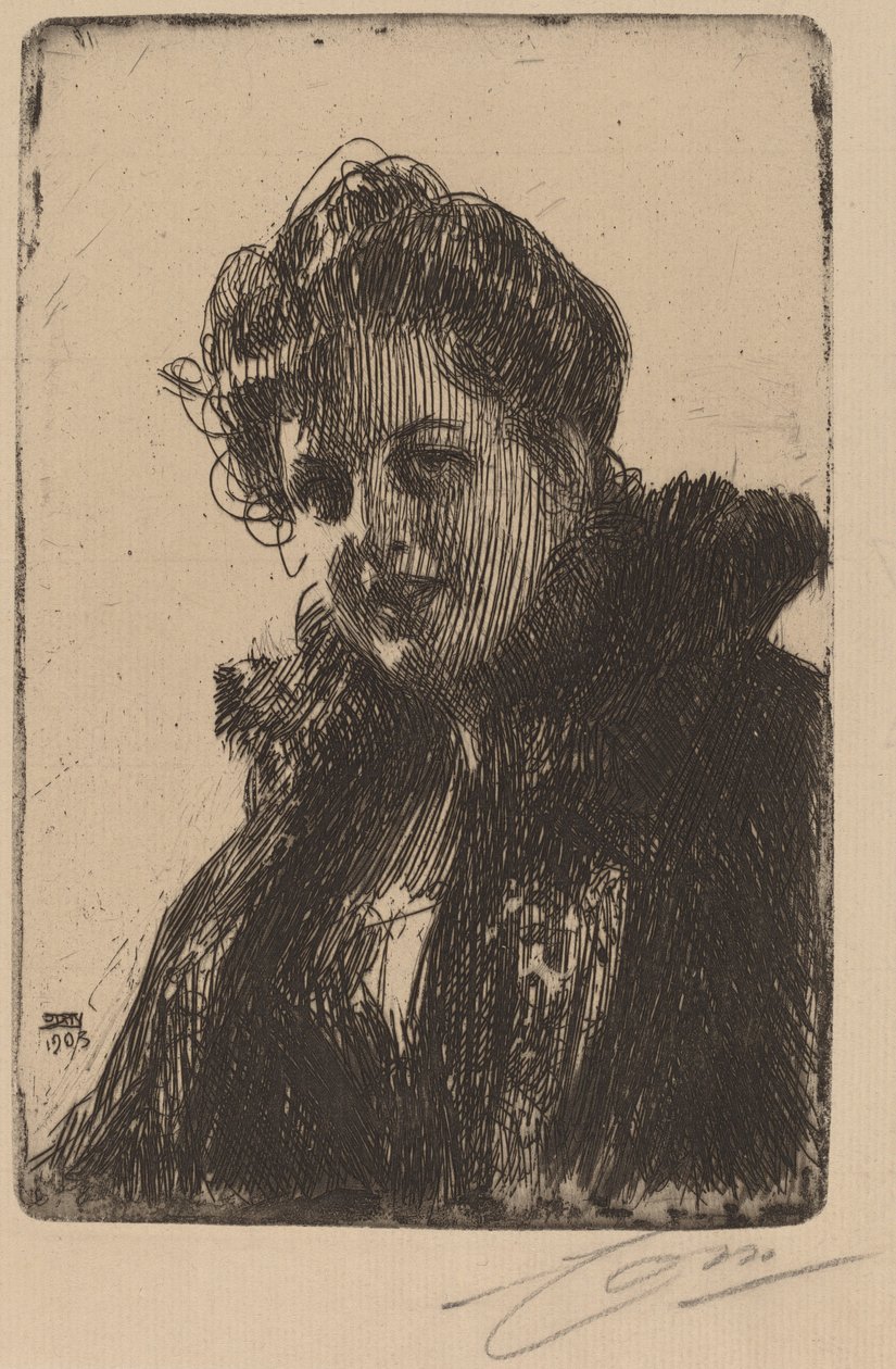 Signora Granberg, 1903 da Anders Leonard Zorn