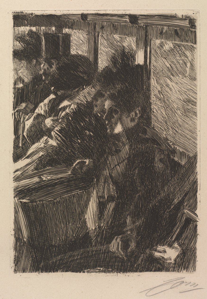 Omnibus, 1892 da Anders Leonard Zorn