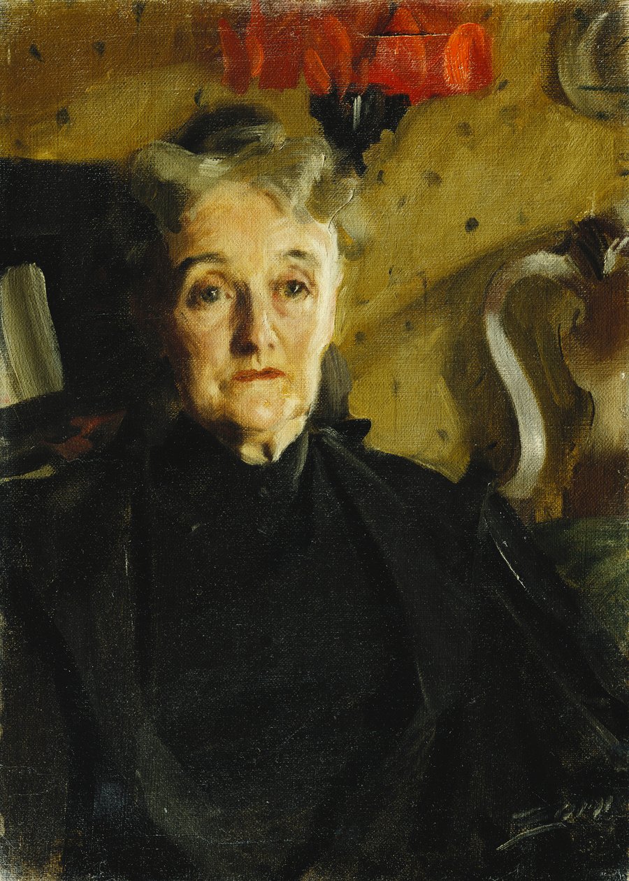 Ritratto della Signora Hallowell da Anders Leonard Zorn