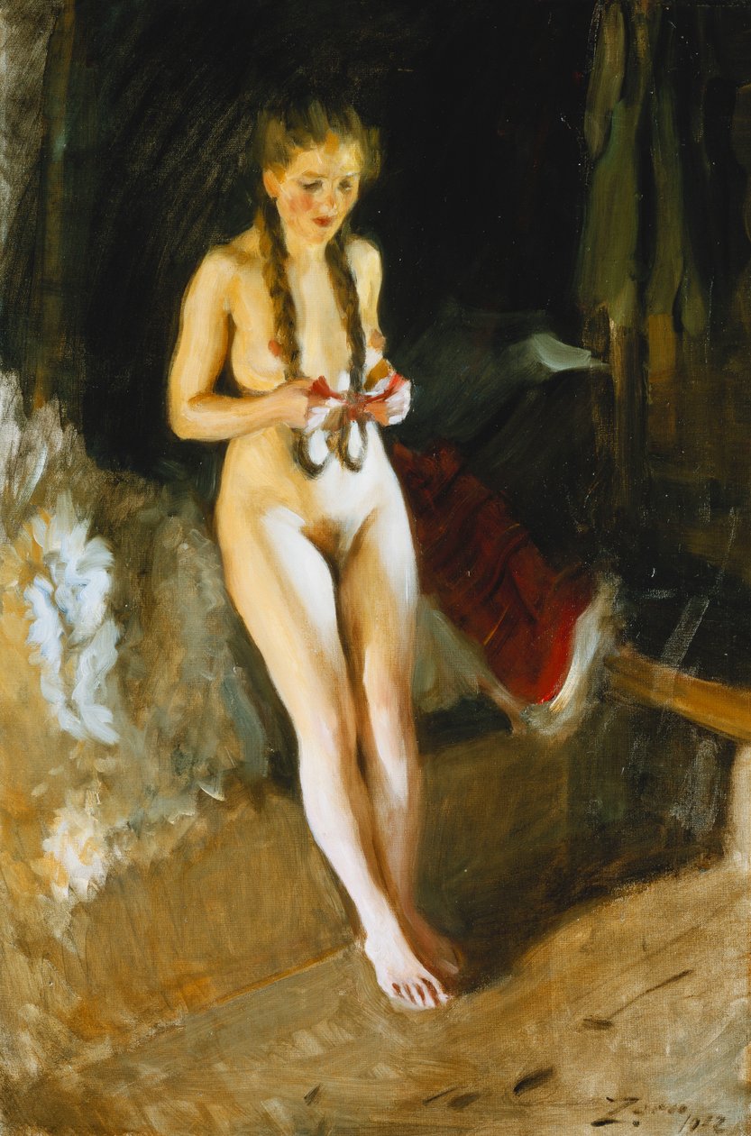 Signe, 1912 da Anders Leonard Zorn