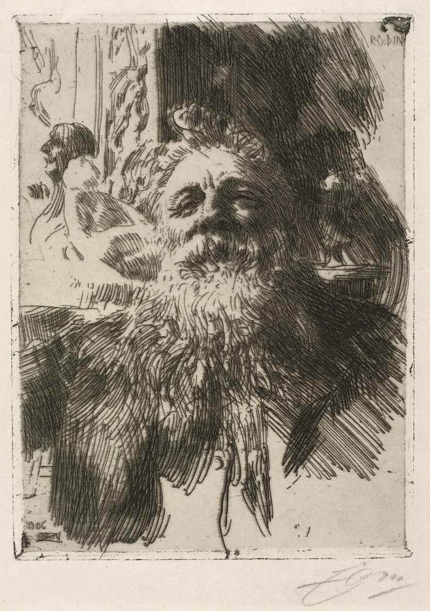 Auguste Rodin da Anders Leonard Zorn
