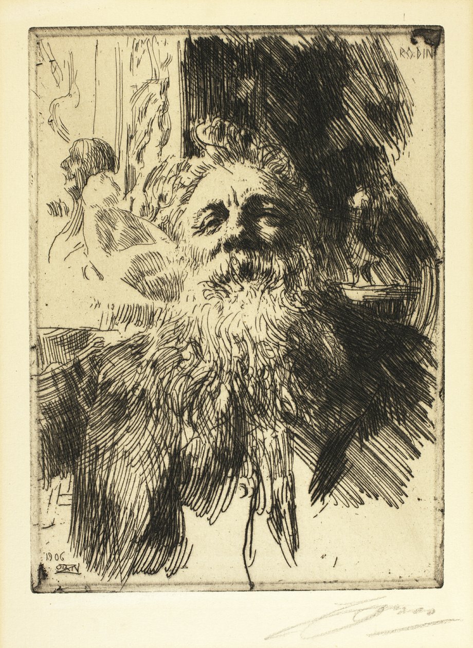 Auguste Rodin da Anders Leonard Zorn