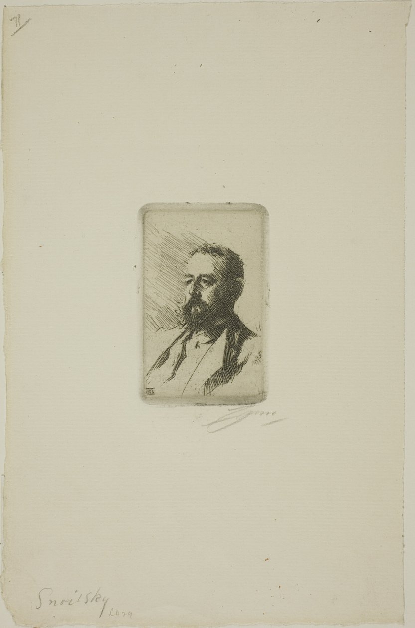 Carl Snoilsky da Anders Leonard Zorn