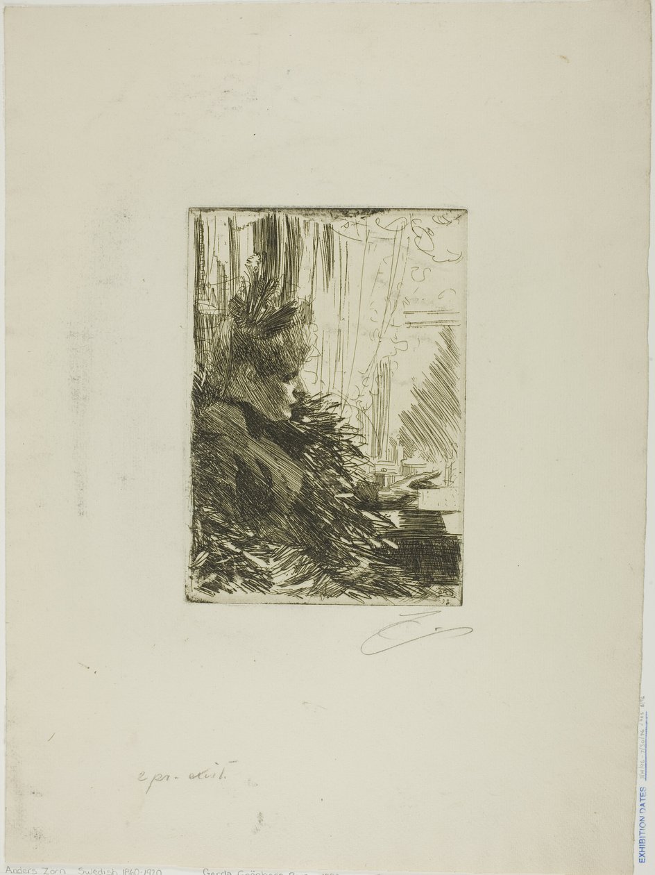 Gerda Grönberg II da Anders Leonard Zorn