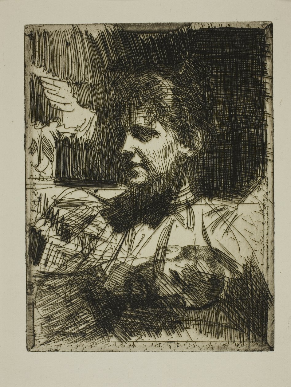 Gerda Hagborg I ("Pour plaire") da Anders Leonard Zorn