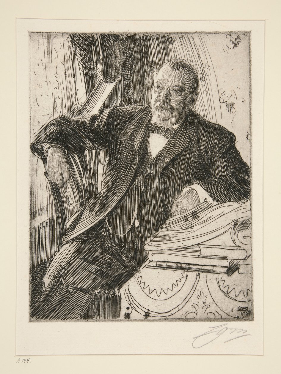 Grover Cleveland II da Anders Leonard Zorn