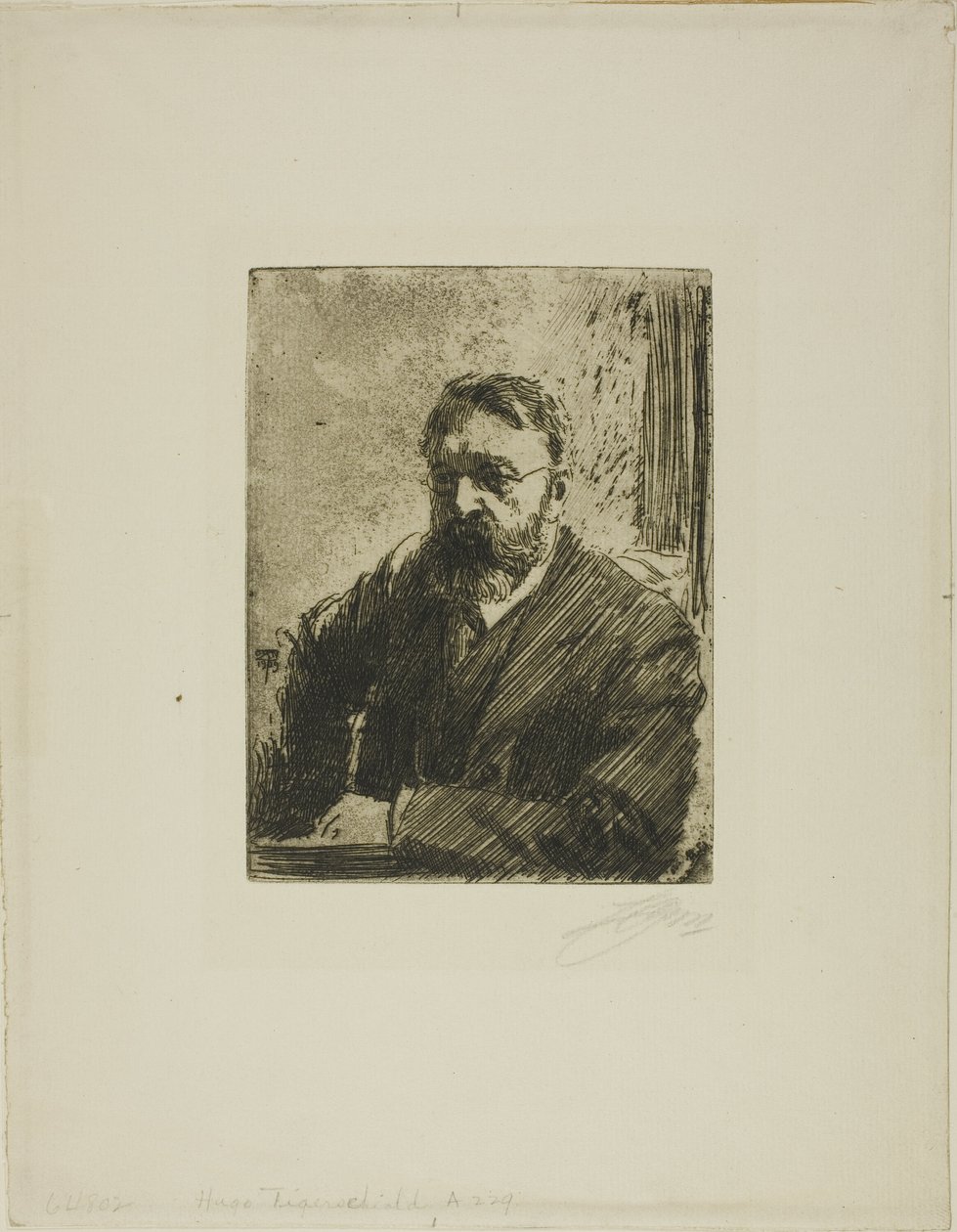 Hugo Tigerschiöld da Anders Leonard Zorn