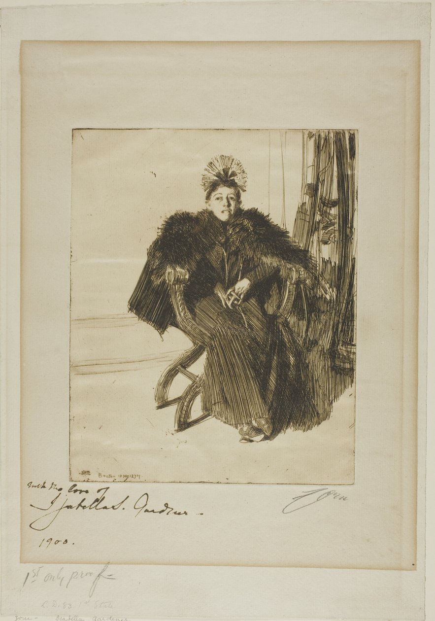 Isabella Gardener da Anders Leonard Zorn