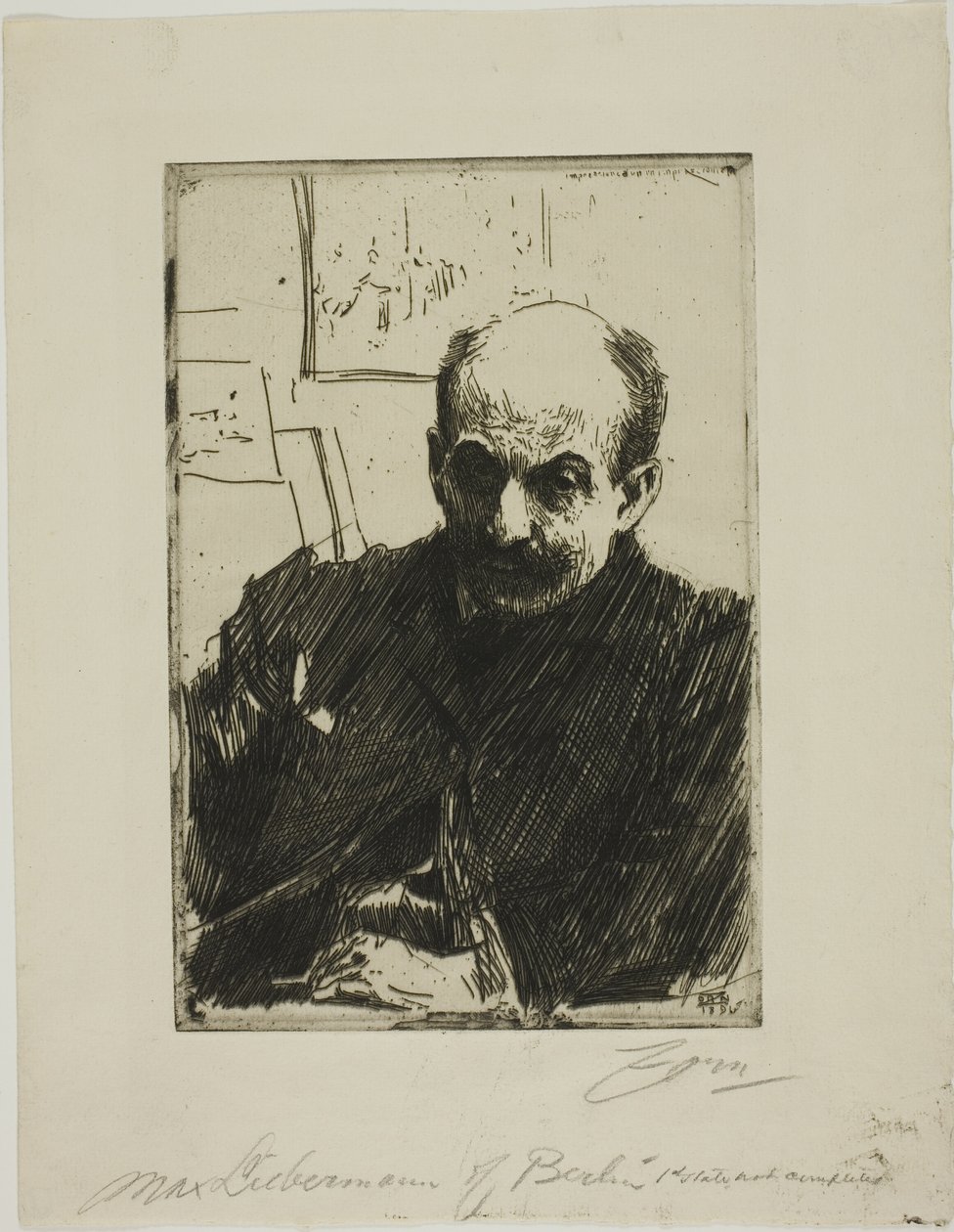 Max Liebermann da Anders Leonard Zorn