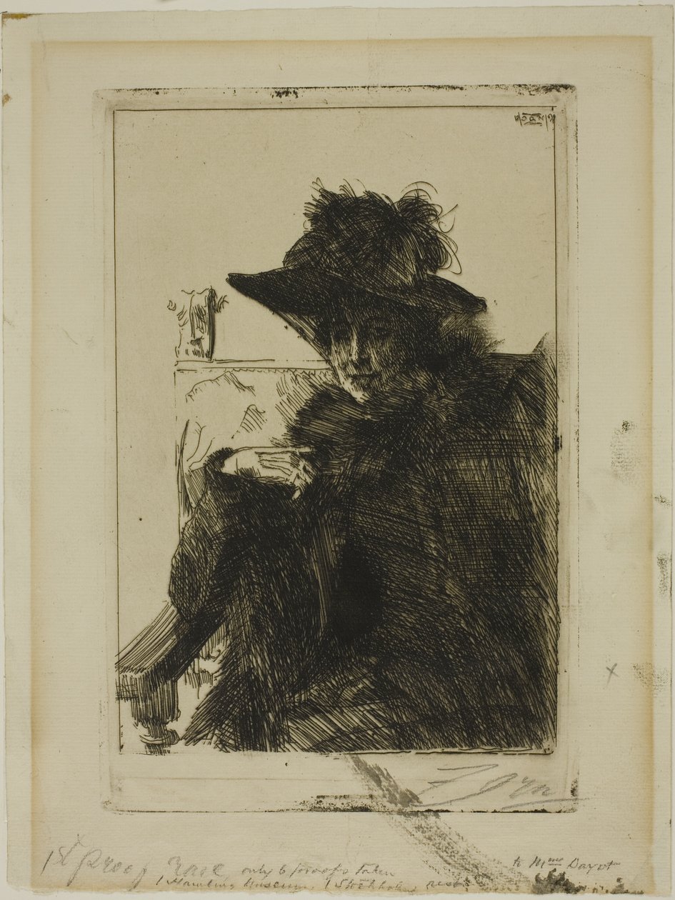 Mme Armand Dayot da Anders Leonard Zorn