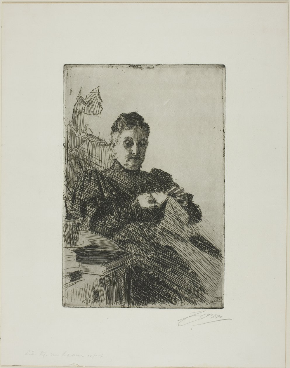 Mme Lamm II da Anders Leonard Zorn