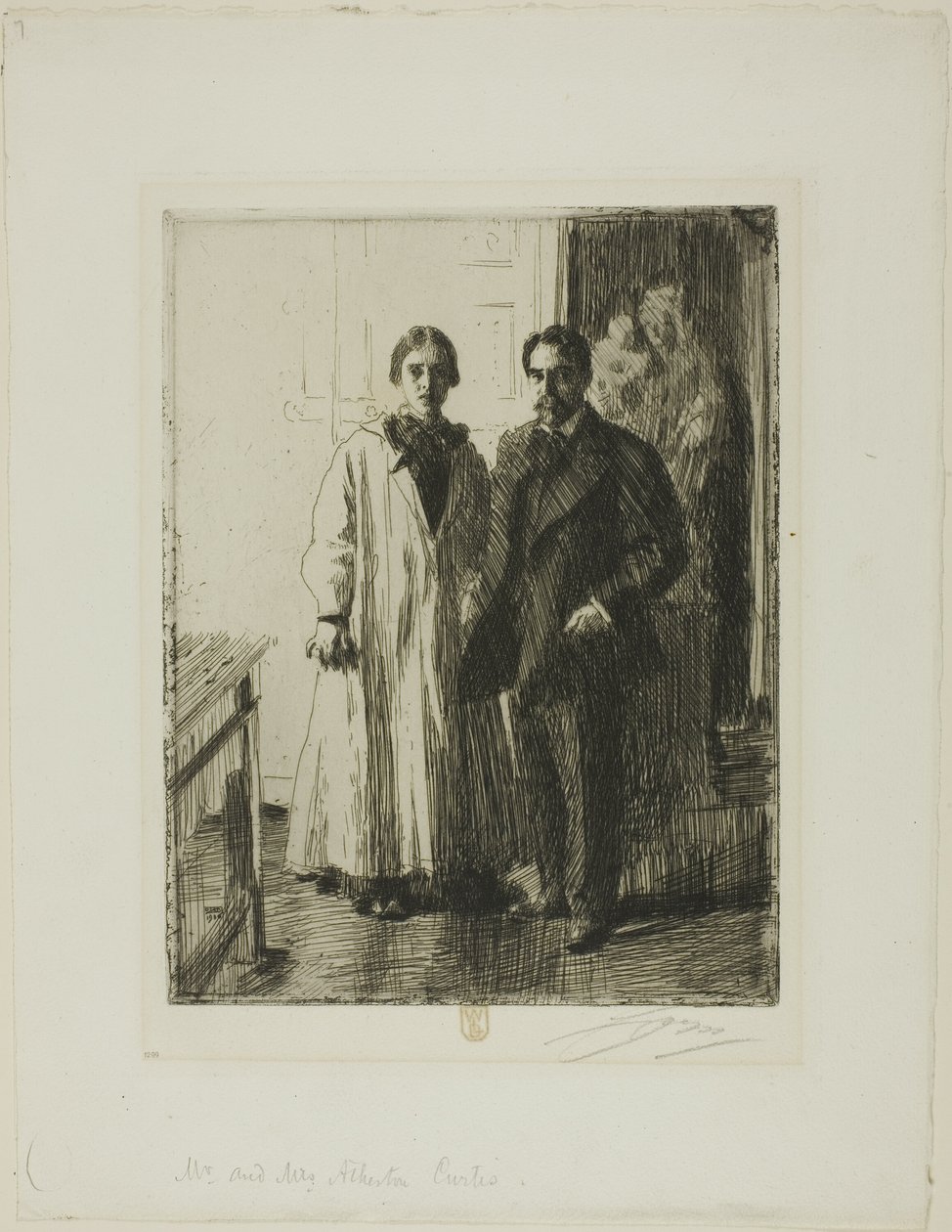 Il signor e la signora Atherton Curtis da Anders Leonard Zorn