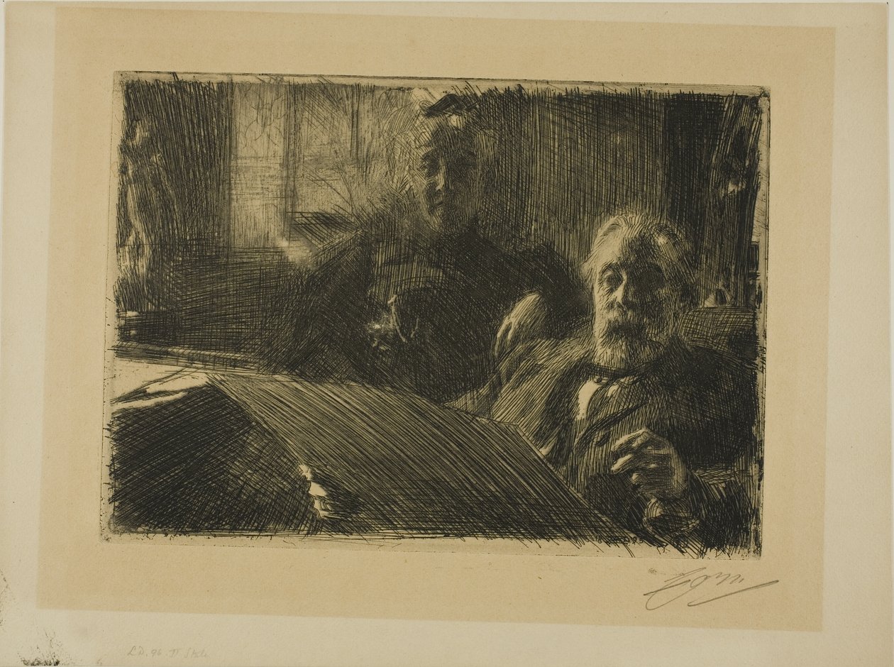 Il signor e la signora Fürstenberg da Anders Leonard Zorn