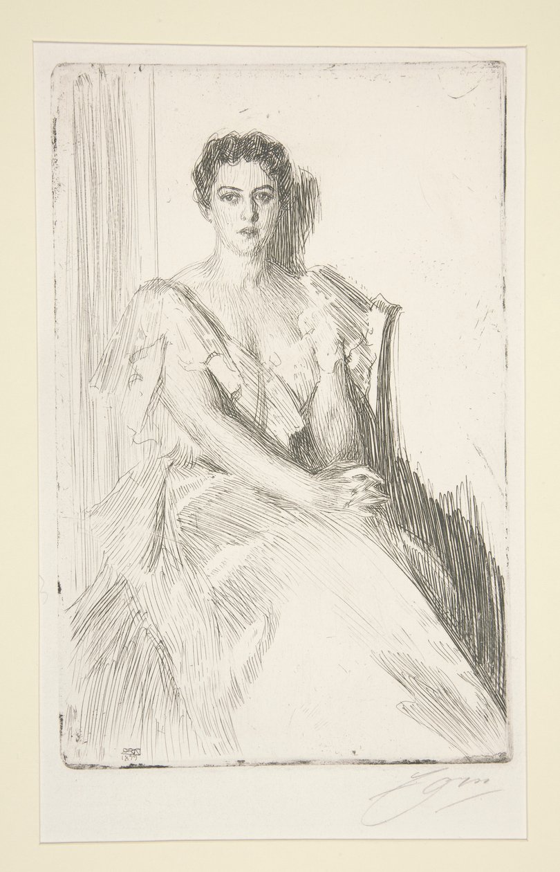 Signora Cleveland da Anders Leonard Zorn