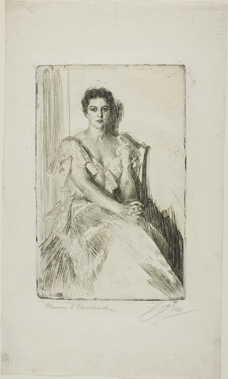 Signora Cleveland II da Anders Leonard Zorn