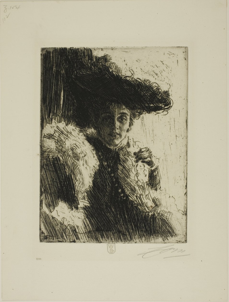 Mrs. Kip da Anders Leonard Zorn