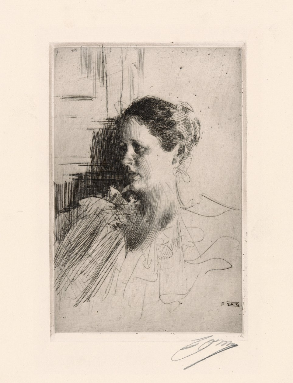 Signora Nagel da Anders Leonard Zorn