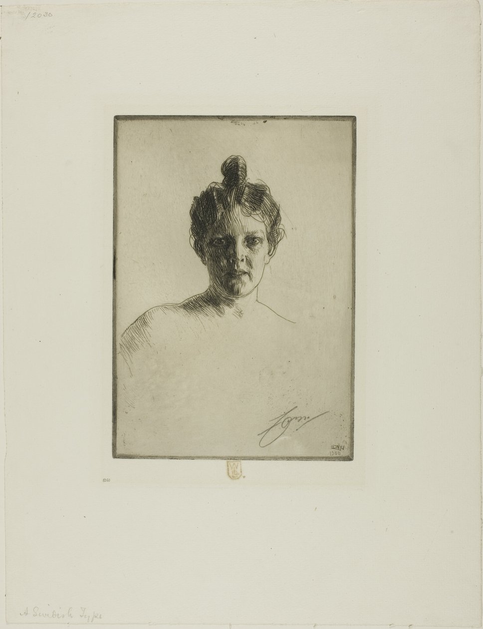 Signora Runeberg da Anders Leonard Zorn
