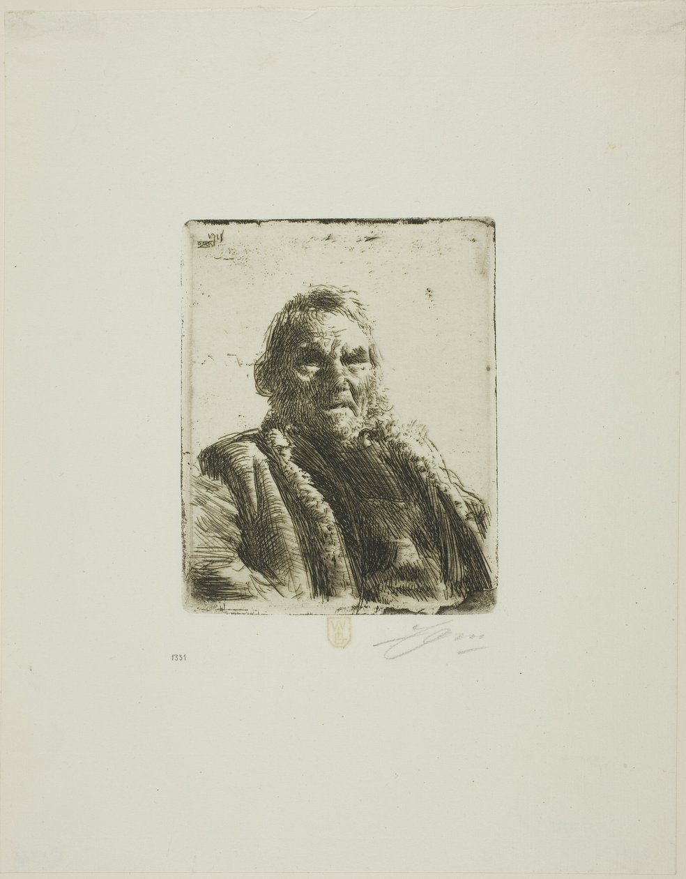 Vecchio Soldato ("Il Principe") da Anders Leonard Zorn