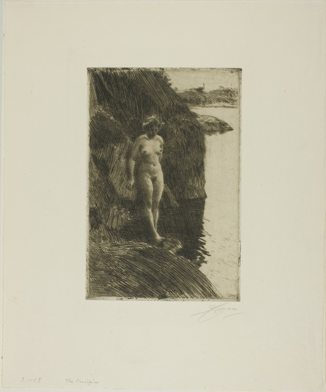 Precipizio da Anders Leonard Zorn
