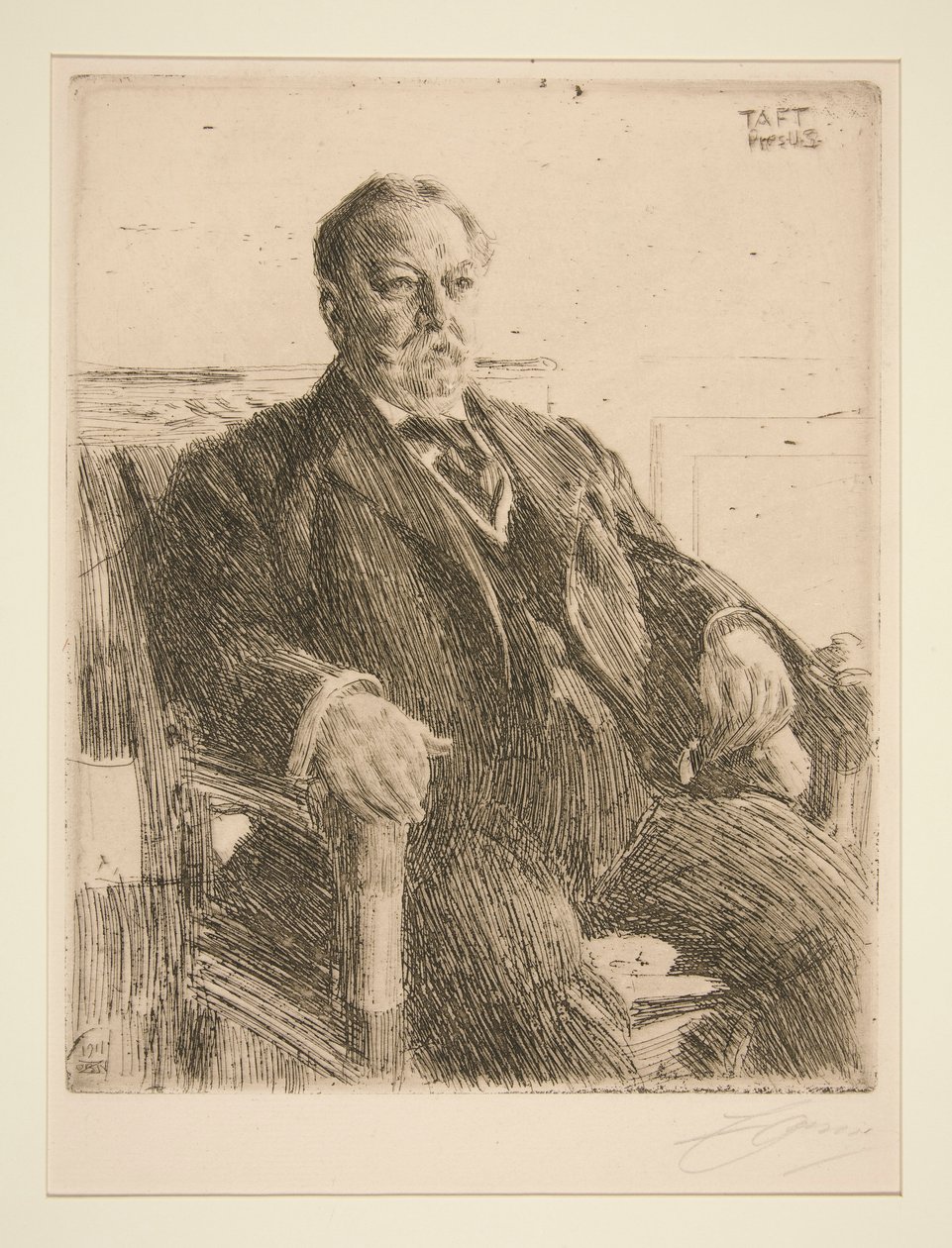 Presidente William H. Taft da Anders Leonard Zorn