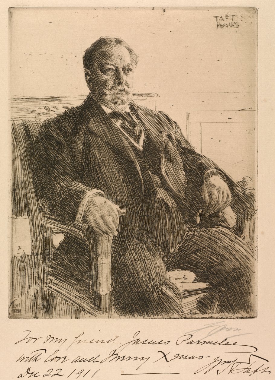 Presidente William Howard Taft da Anders Leonard Zorn