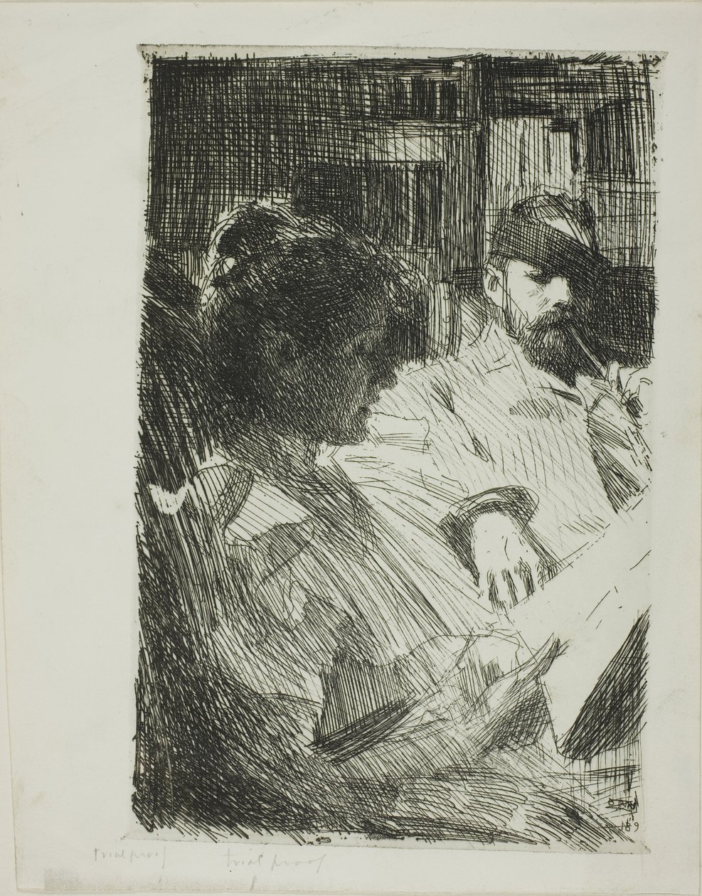 Lettura (Mr. e Mrs. Ch. Deering) da Anders Leonard Zorn