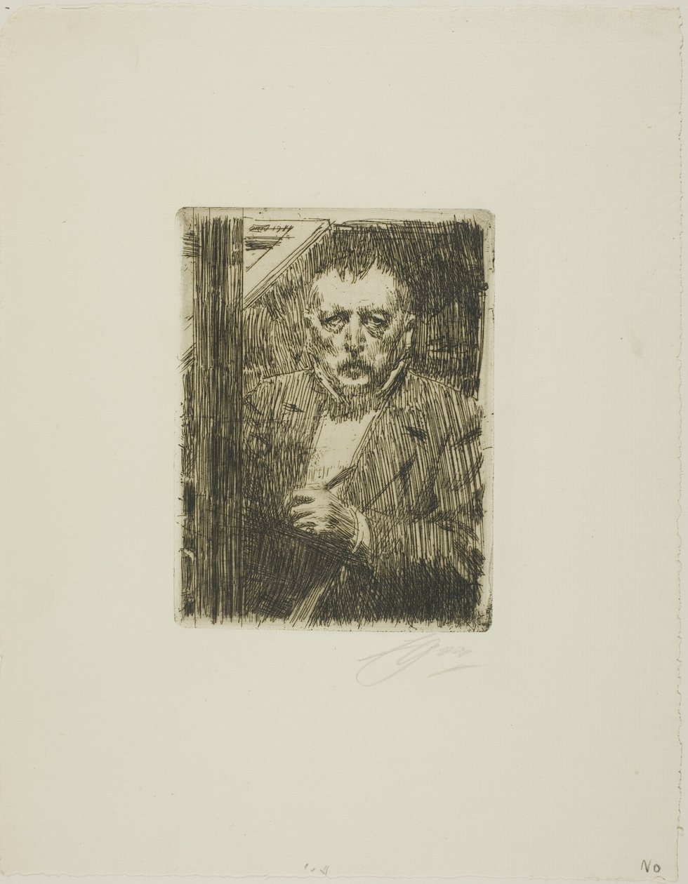 Autoritratto 1911 da Anders Leonard Zorn