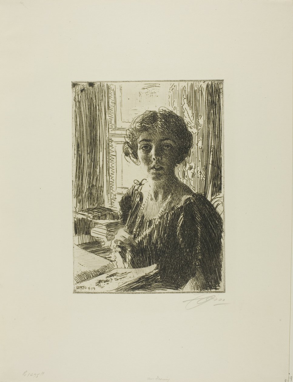 La principessa ereditaria Margherita di Svezia da Anders Leonard Zorn