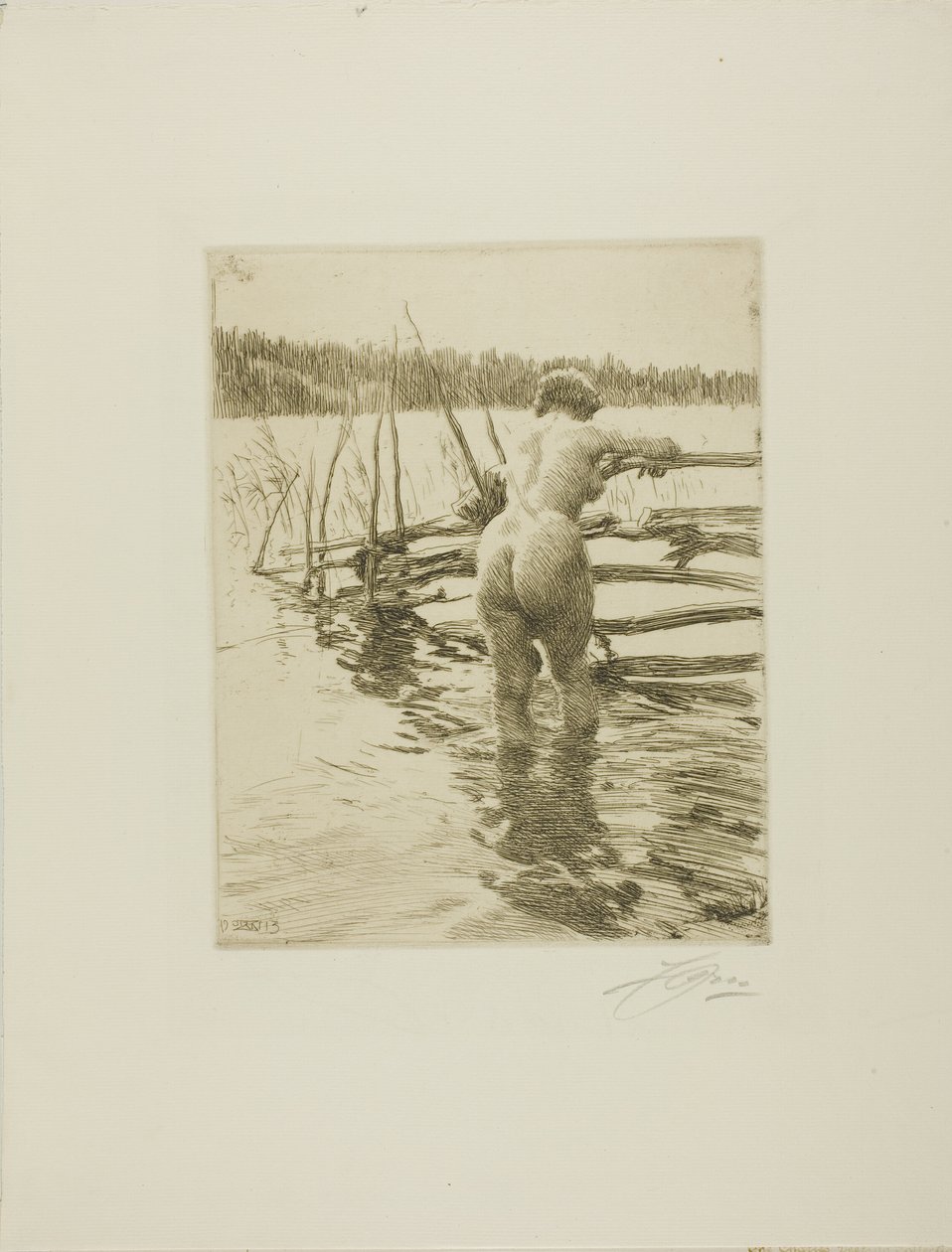 La recinzione da Anders Leonard Zorn
