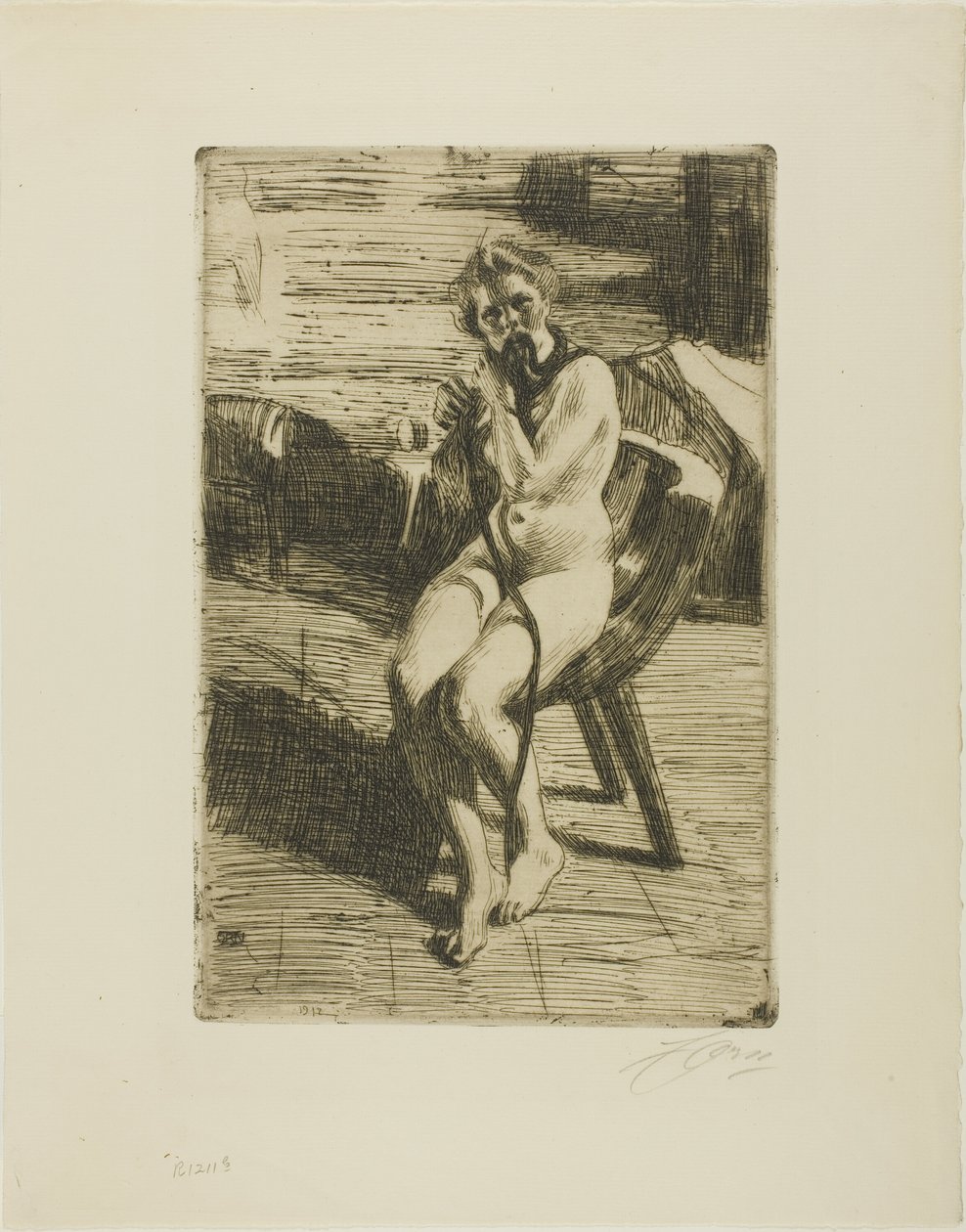 Il nastro per capelli da Anders Leonard Zorn