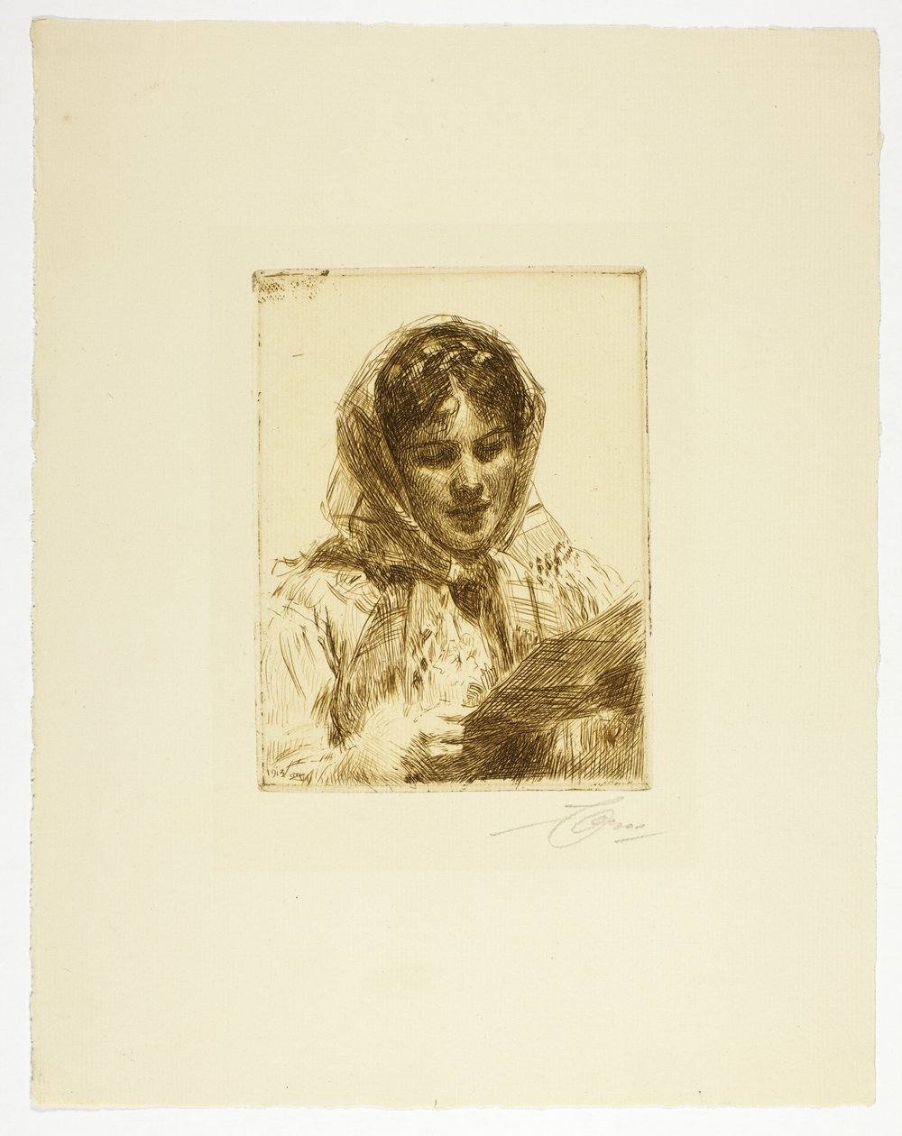 La lettera da Anders Leonard Zorn