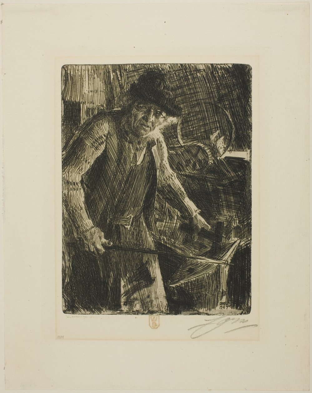 Il maestro fabbro da Anders Leonard Zorn