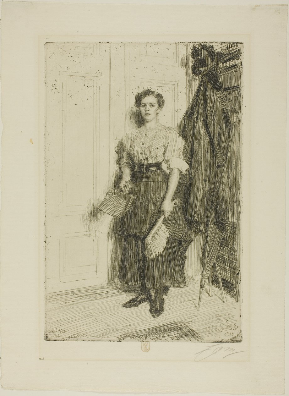 La Nuova Cameriera da Anders Leonard Zorn