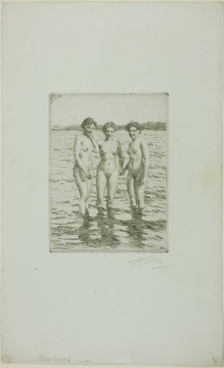 Le Tre Grazie da Anders Leonard Zorn