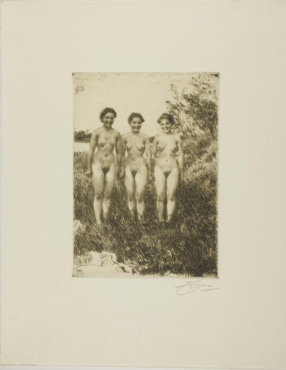 Tre sorelle da Anders Leonard Zorn