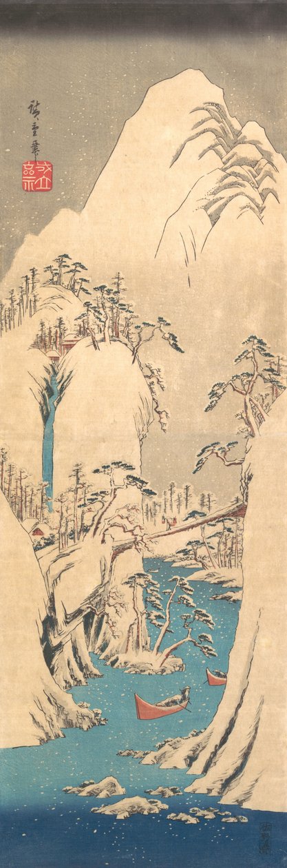 Gola innevata da Ando Hiroshige