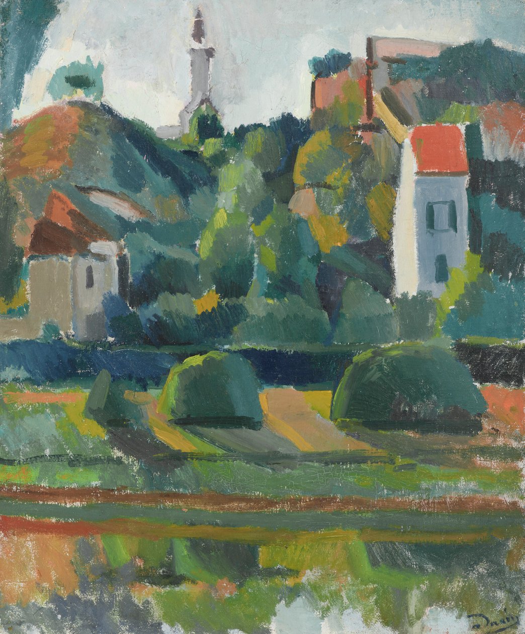 Il fiume a Montreuil-sur-Mer da Andre Derain