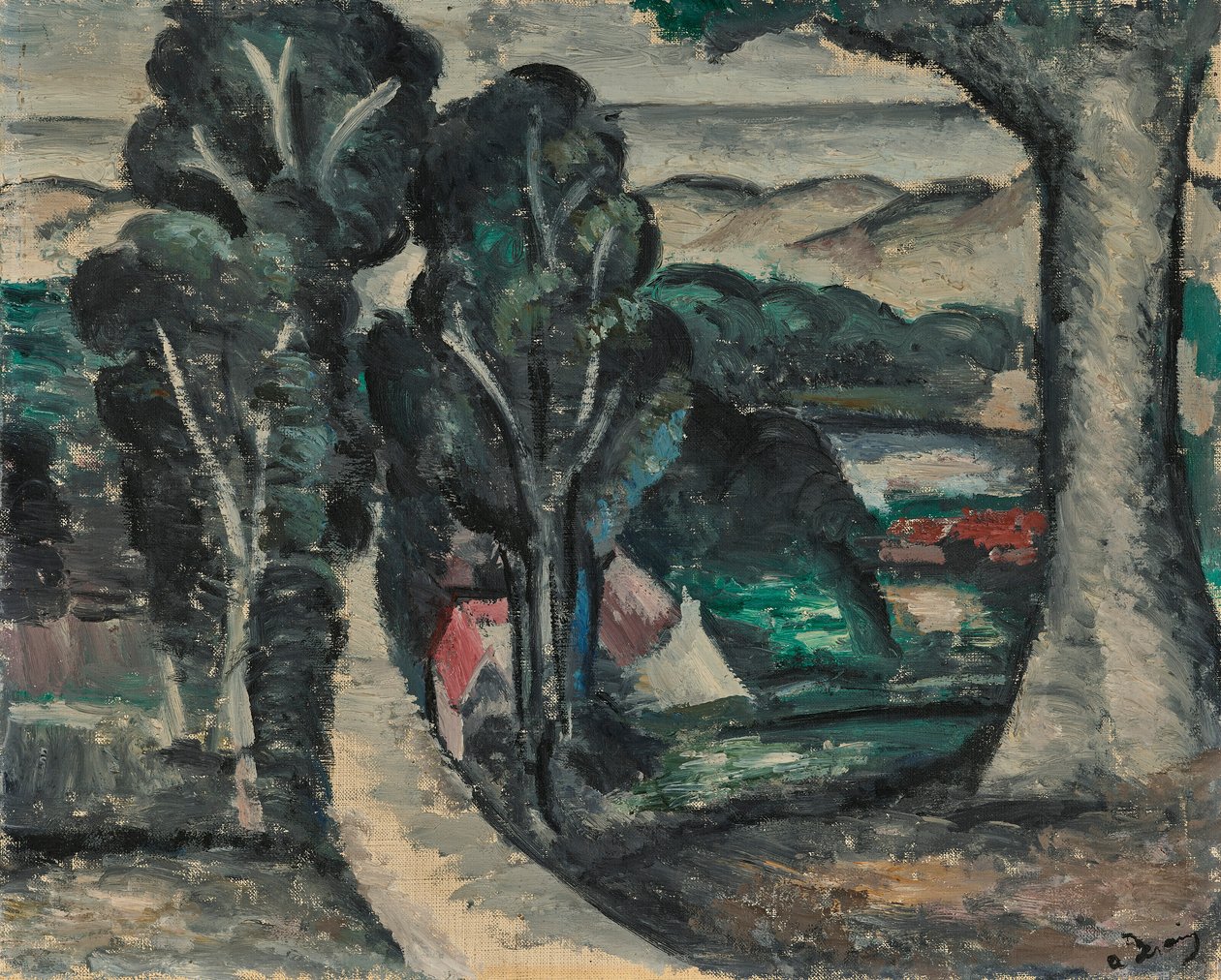 Paesaggio di Camiers (Pas-de-Calais) da Andre Derain
