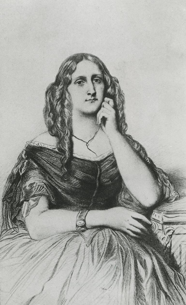 Delphine de Girardin da Andre Adolphe Eugene Disderi