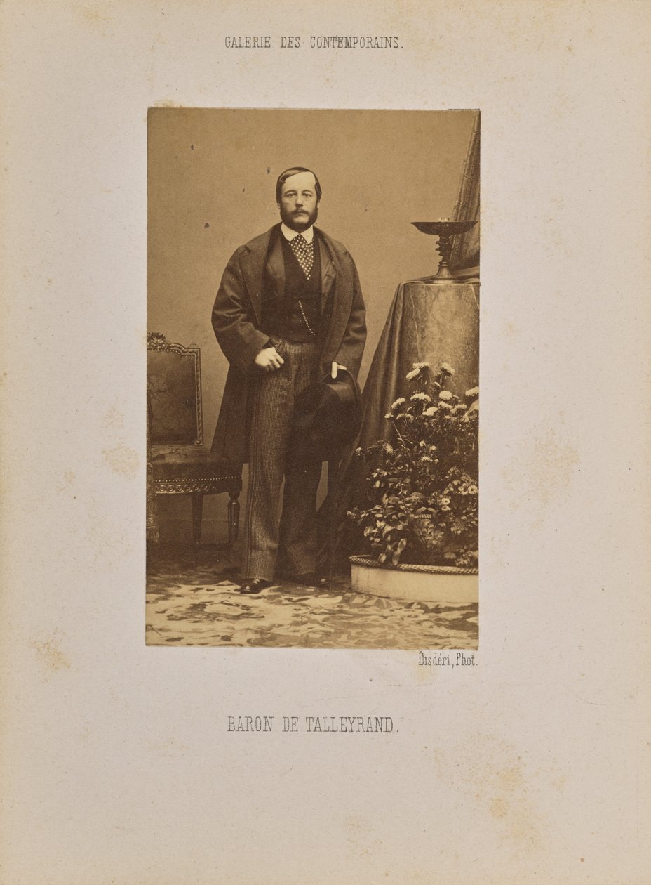 Barone di Talleyrand da Andre Adolphe Eugene Disderi