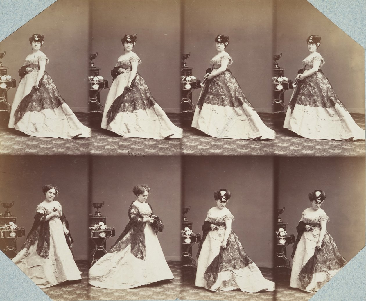 Demi-Monde I 56, 1858-68 da Andre Adolphe Eugene Disderi