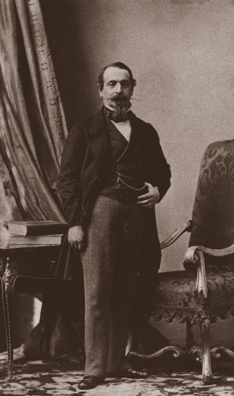 Imperatore Napoleone III, c.1860 da Andre Adolphe Eugene Disderi